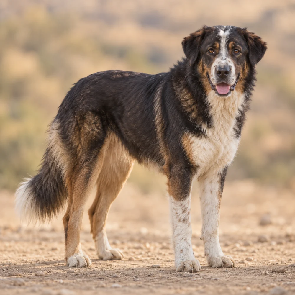 Atlas Mountain Dog (Aidi) · AI 生成的写实犬种图像,供外观参考。
