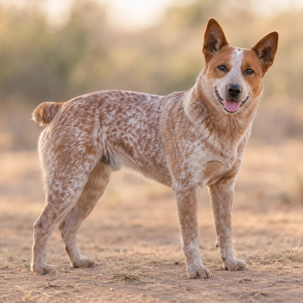 Australian Stumpy Tail Cattle Dog · AI 生成的写实犬种图像,供外观参考。