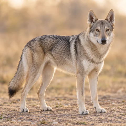 Czechoslovakian Wolfdog · AI-generated realistic breed image, for visual reference.