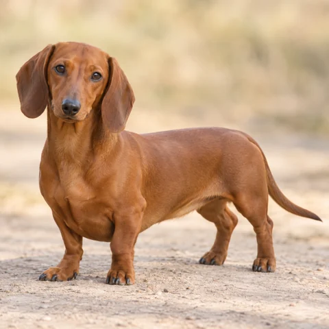 Dachshund · AI-generated realistic breed image, for visual reference.
