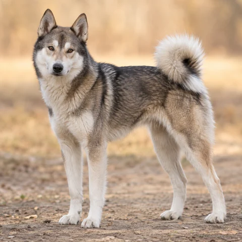 East Siberian Laika · AI-generated realistic breed image, for visual reference.