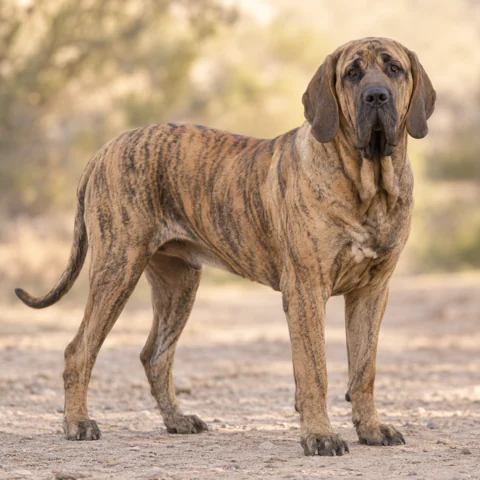 Fila Brasileiro · AI-generated realistic breed image, for visual reference.