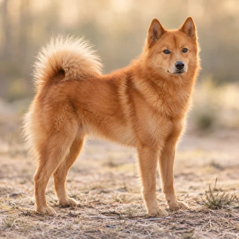 Finnish Spitz · AI-generated realistic breed image, for visual reference.