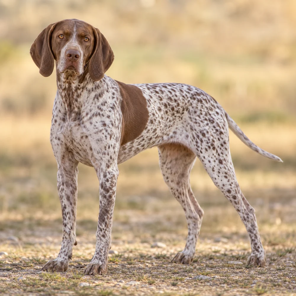 French Pointing Dog - Pyrenean Type · AI 生成的写实犬种图像,供外观参考。