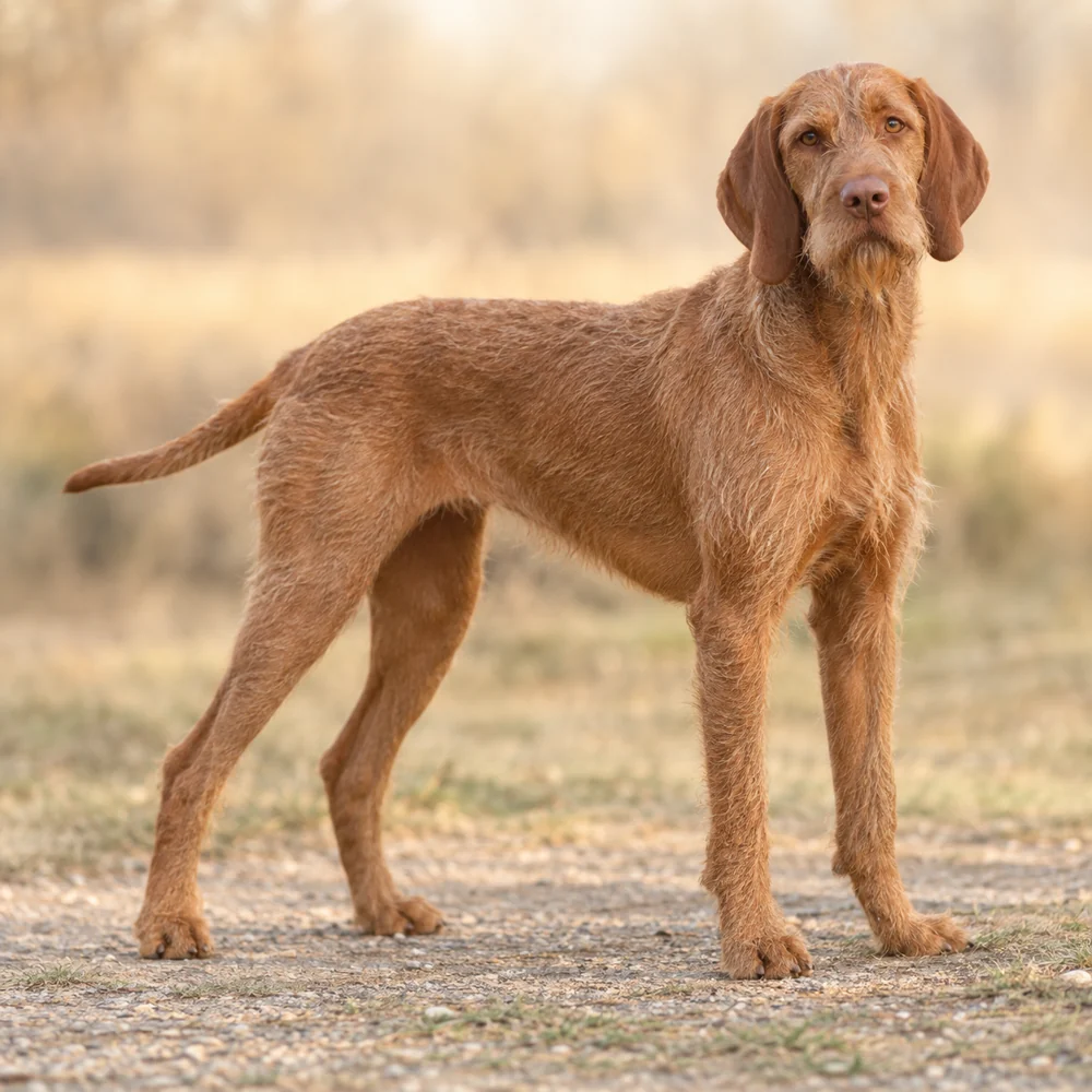 Hungarian Wire-Haired Pointer · AI-generated realistic breed image, for visual reference.
