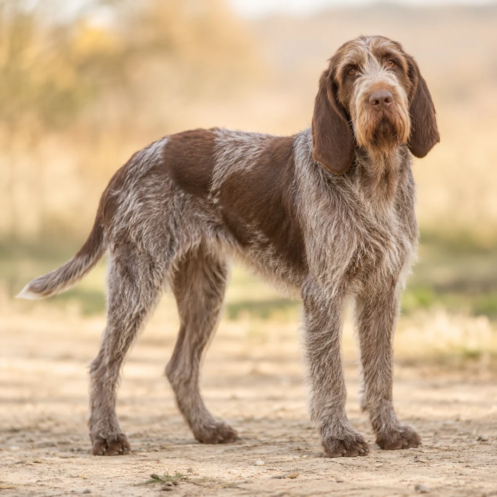 Italian Spinone · 외형 참고용 AI 생성 사실적 견종 이미지입니다.