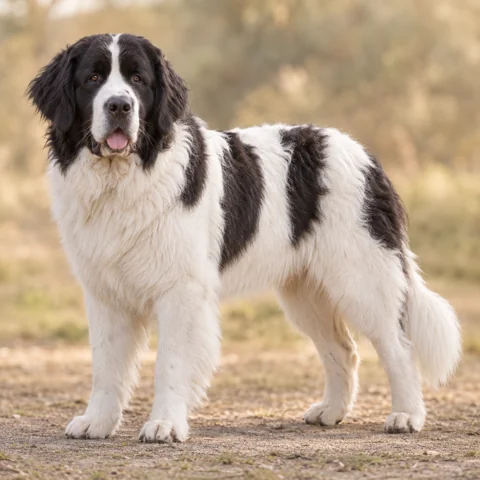 Landseer (European Continental Type) · AI-generated realistic breed image, for visual reference.