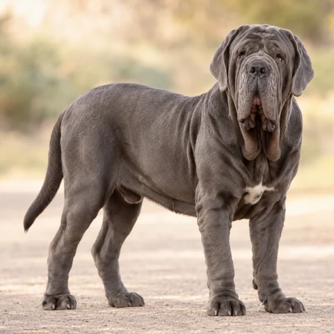 Neapolitan Mastiff · AI-generated realistic breed image, for visual reference.