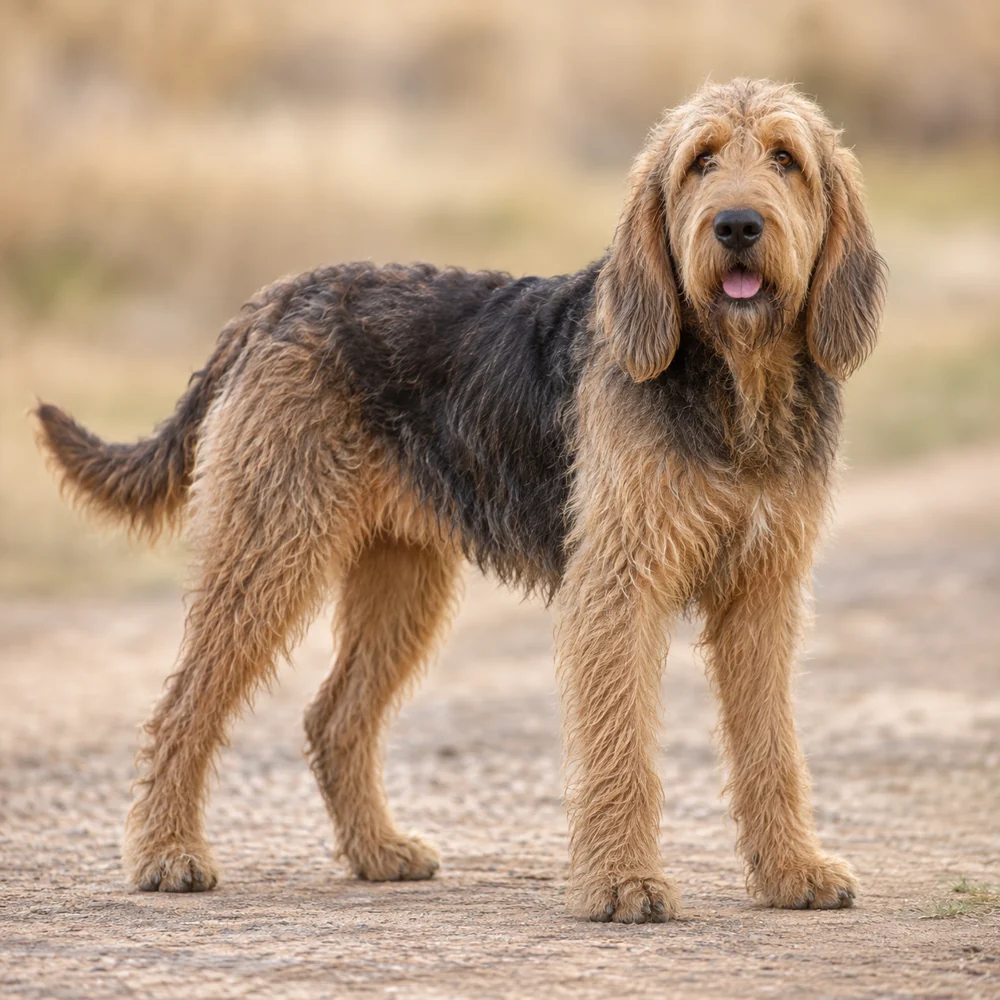 Otterhound · AI生成の写実的な犬種画像。外見の参考用です。
