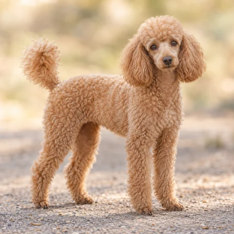 贵宾犬 · AI 生成的写实犬种图像，供外观参考。