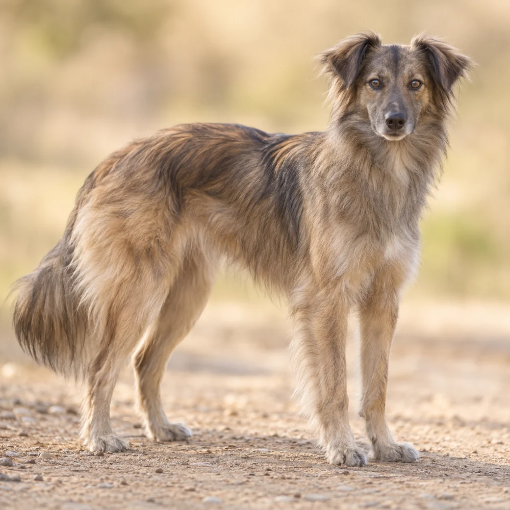 Pyrenean Sheepdog - Smooth Faced · AI 生成的写实犬种图像,供外观参考。