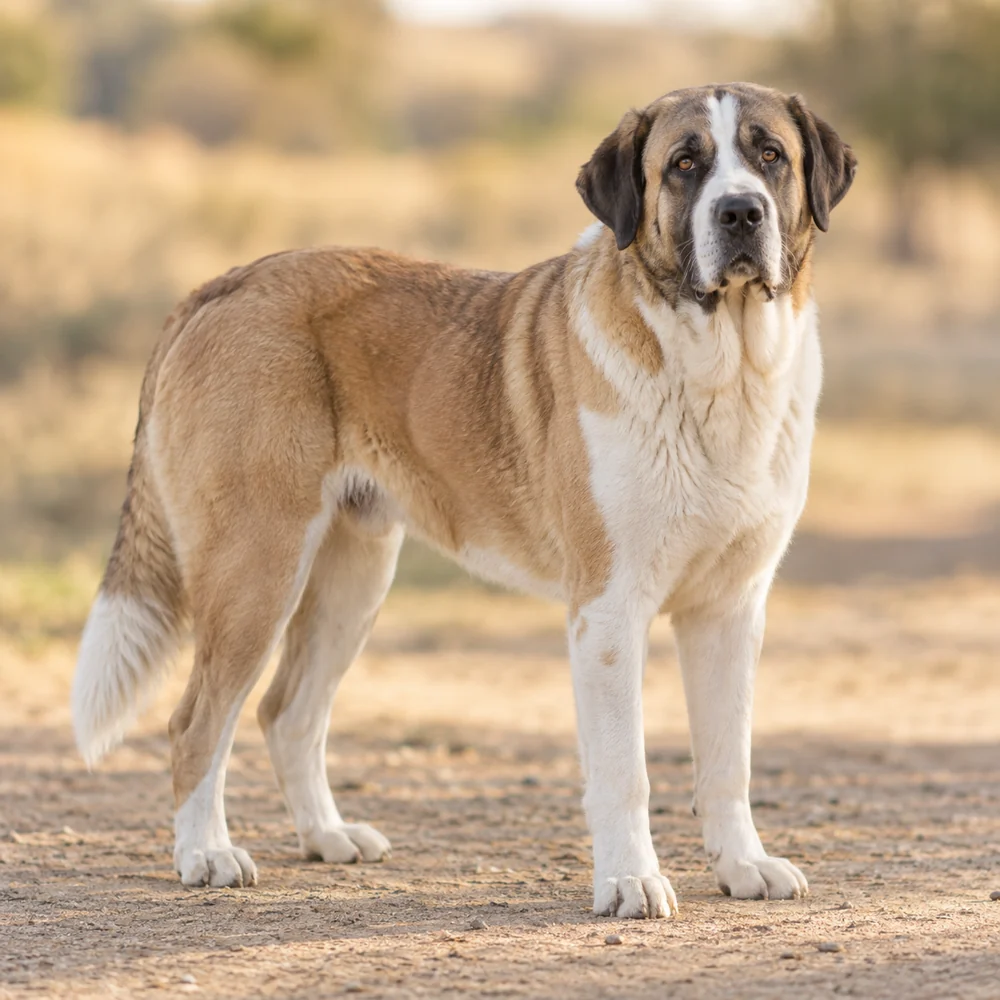 Rafeiro Of Alentejo · AI 生成的写实犬种图像,供外观参考。
