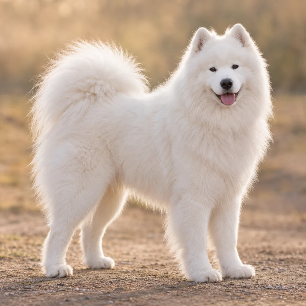 サモエド · AI生成の写実的な犬種画像。外見の参考用です。