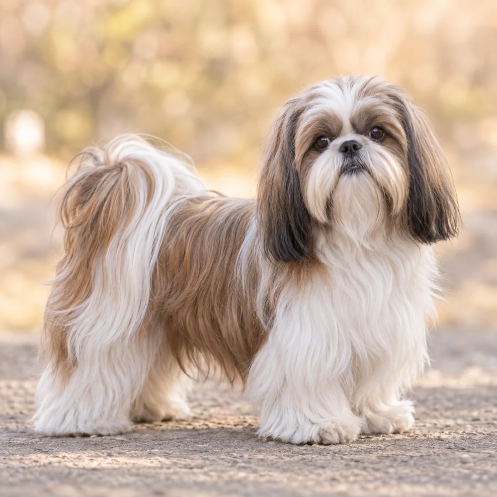 西施犬 · AI 生成的写实犬种图像,供外观参考。