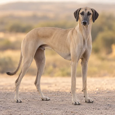 Sloughi · AI-generated realistic breed image, for visual reference.