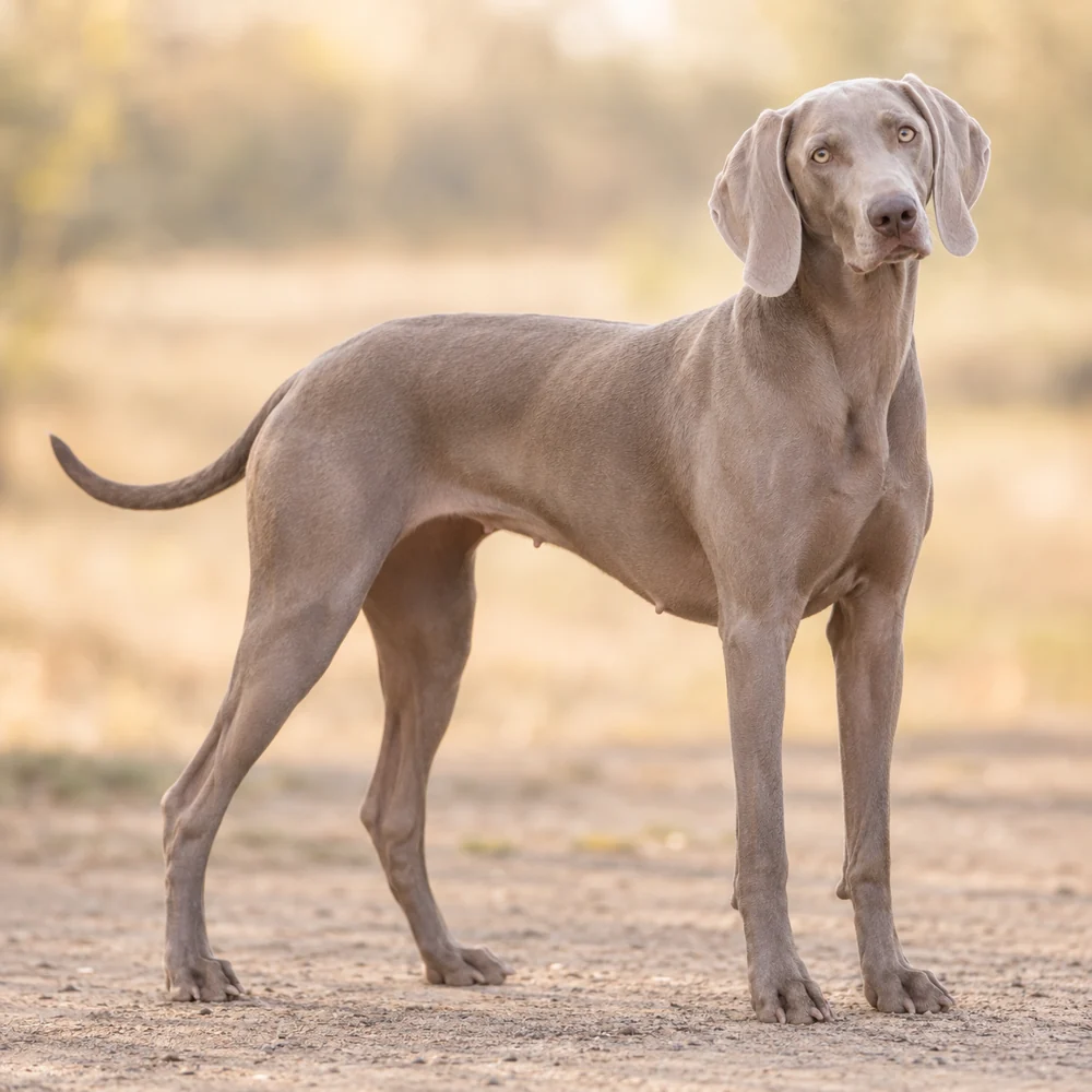 Weimaraner · 외형 참고용 AI 생성 사실적 견종 이미지입니다.