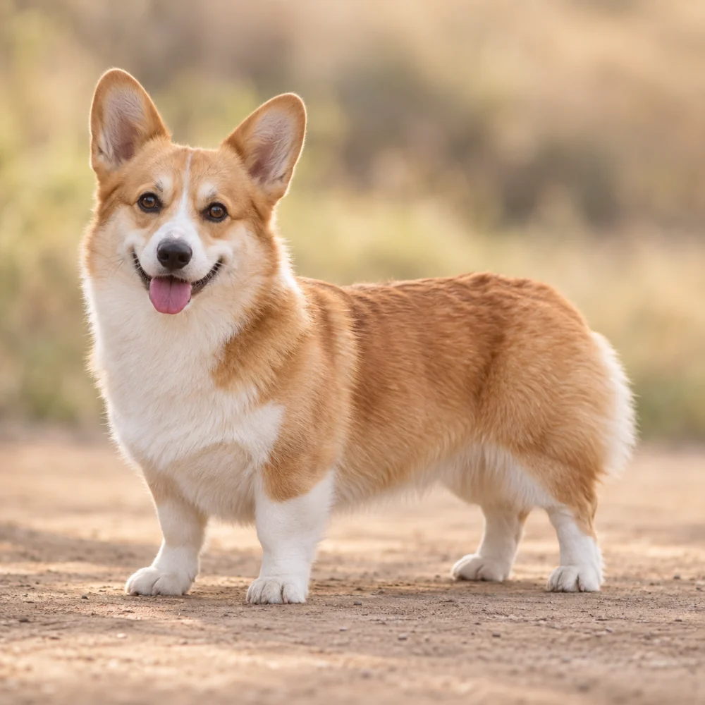 彭布罗克威尔士柯基犬 · AI 生成的写实犬种图像,供外观参考。