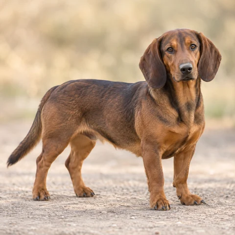 Westphalian Dachsbracke · AI-generated realistic breed image, for visual reference.