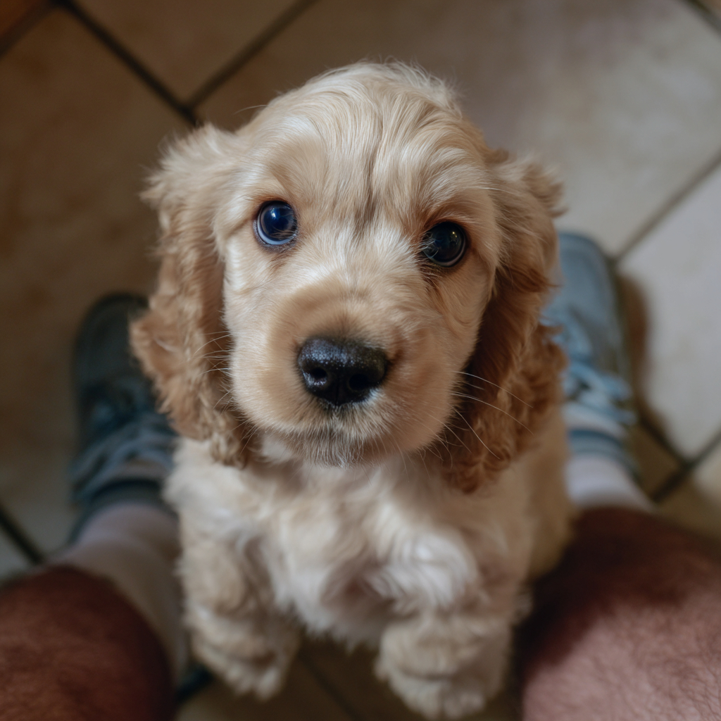 世界上最可爱的可卡犬小狗