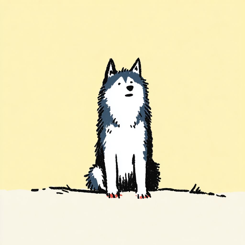 Sereno Klee Kai de Alaska con pelaje azul y gris